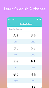 تعلم اللغة السويدية للمبتدئين 1.25 APK + Mod (Unlimited money) إلى عن على ذكري المظهر