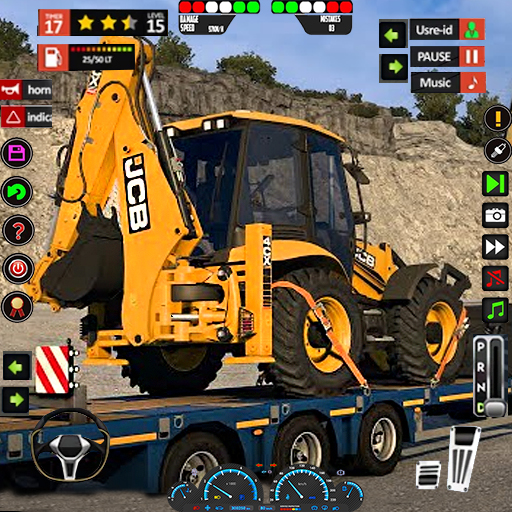 Construction Sim JCB Game 2024 logo