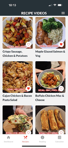 Nutrition Hub Screen 2