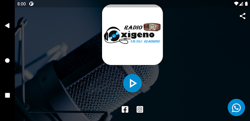 Radio Oxigeno 104.1 Ayacucho Screen 2