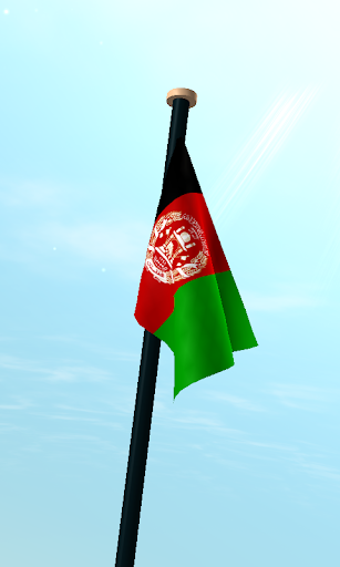 Afghanistan Flag 3D Free Screen 3