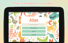 screenshot of Alias – explain a word