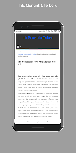 Android application Info Menarik screenshort