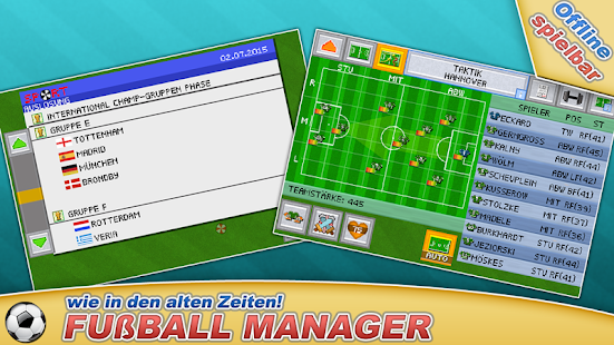 Fussball Pocket Manager - ⚽ Retro Manager 2018 Screenshot