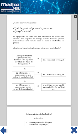 Tips on call Médica Sur Screen 3