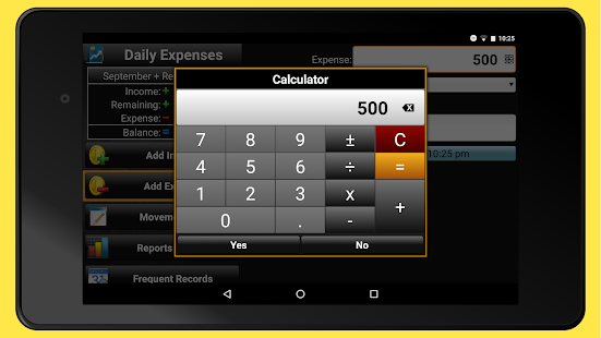 Daily Expenses 2 Captura de tela