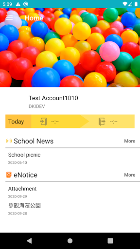 Android application eClass Teacher (DKI) screenshort