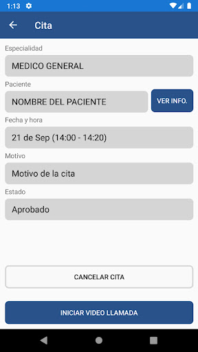 MediCall Screen 2