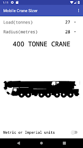 Mobile Crane Sizer
