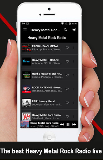 Android application Heavy Metal Rock Radio screenshort