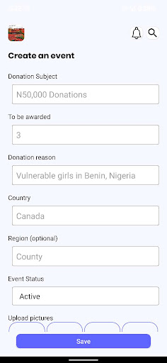 Android application Funds screenshort