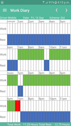 Work Diary Mate Screen 2