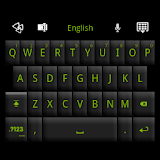 GO Keyboard Black Green Theme icon