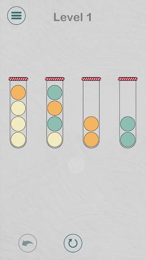 Android application Bubble Sort screenshort
