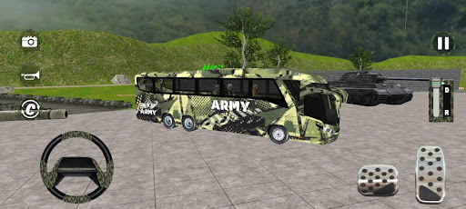 Android application Army Bus Simulator Bus Driving screenshort