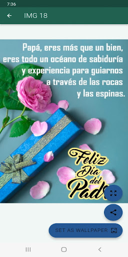 Frases Día de los Padres Screen 2