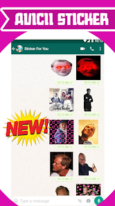 Captura 1 Avicii Stickers for Whatsapp & android