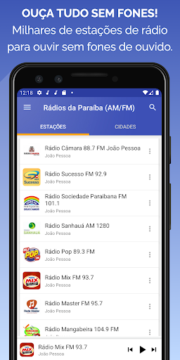 Android application Rádios da Paraíba (AM/FM) screenshort