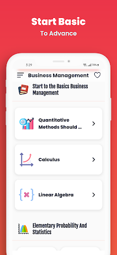 Learn Business Management Screen 3