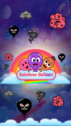 Android application Rainbow Balloon Game screenshort