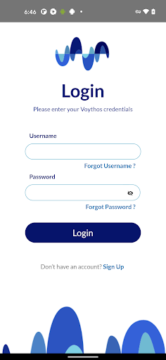 Android application Voythos screenshort