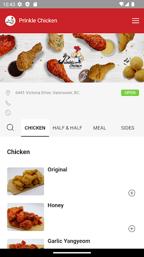 Prinkle Chicken Screen 2