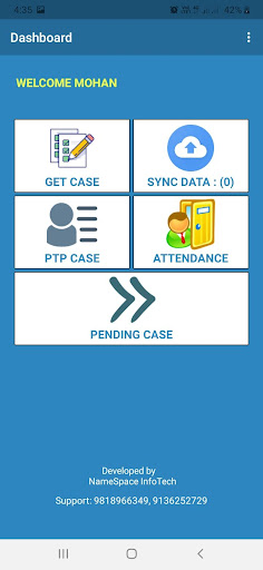 FieldApp Screen 2