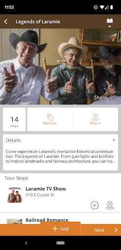Screenshot of Visit Laramie Wyoming