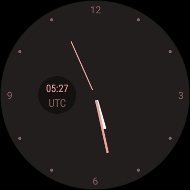Android application Timestamp: A UTC Complication screenshort