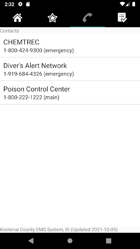 Kootenai County EMS System Screen 2