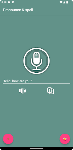 Android application P&S: Pronounce and Spell screenshort
