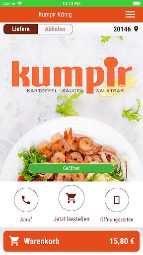 Android application Kumpir König screenshort