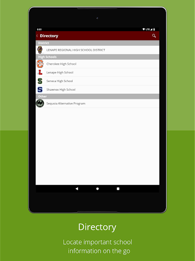 Lenape Regional HSD Screen 2