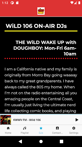 WiLD 106 Screen 3