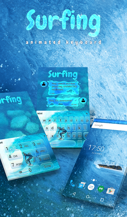 Surfing Live Wallpaper Theme - 5.10.45 - (Android)