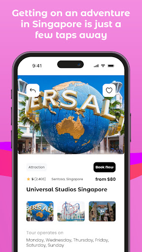 GoSingapore App Screen 2