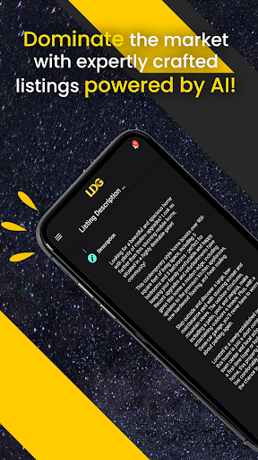 Android application Listing Description Generator screenshort