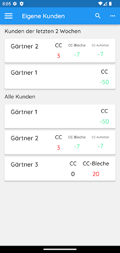 Android application CoLe: Gärtnereien screenshort
