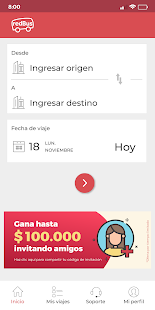 Vista previa de la aplicación