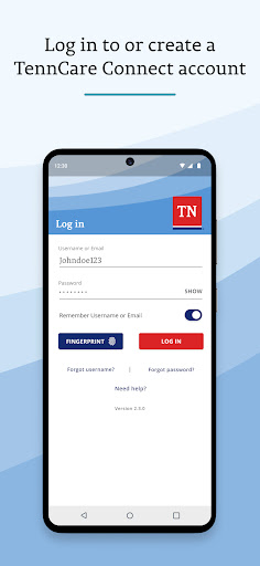 Android application TennCare Connect screenshort
