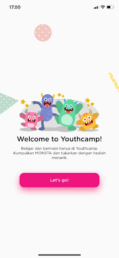 Android application Youthcamp screenshort
