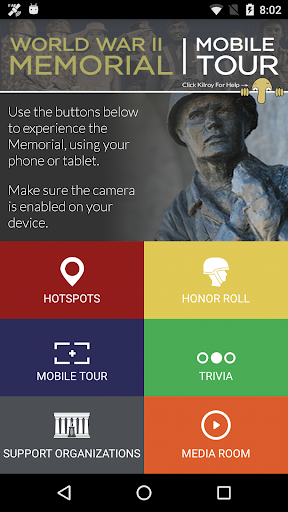 Android application WWII Memorial screenshort