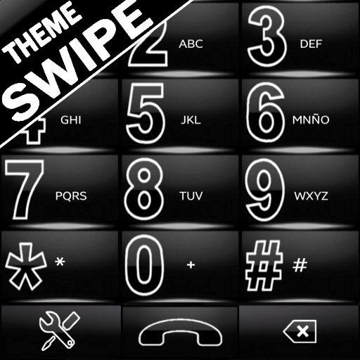 THEME SWIPE DIALER SPETRA BLAC 1.0 Icon