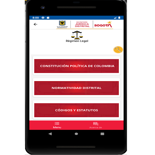LegalBogApp Screen 2