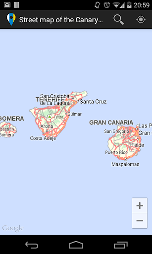 Street map of Canary Islands Screenshot 4 - AppWisp.com