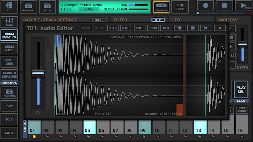 Screenshot of G-Stomper Producer Demo