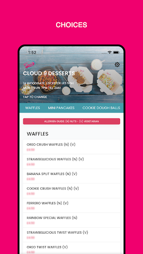 Cloud 9 Desserts Screen 2