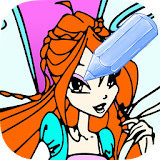 Coloring Fairy Girls Book icon