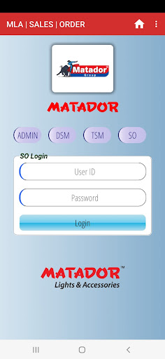 Android application MATADOR MLA screenshort