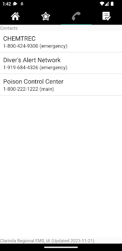 Clarinda Regional EMS Screen 2